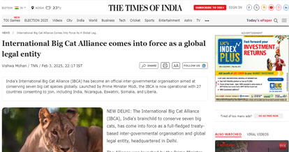 TOI article
